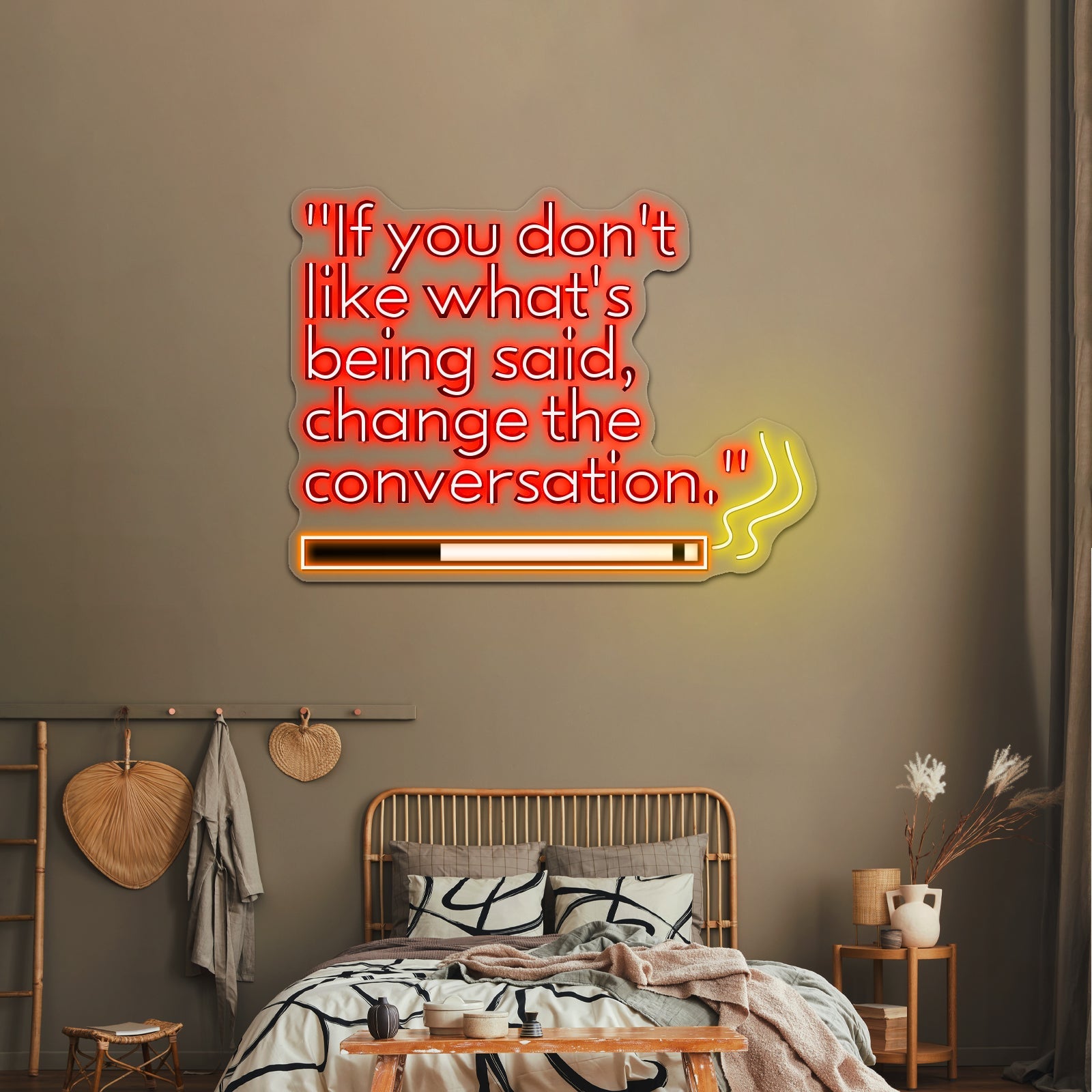 Change The Conversation Artwork Business Neon Sign - Shineneon