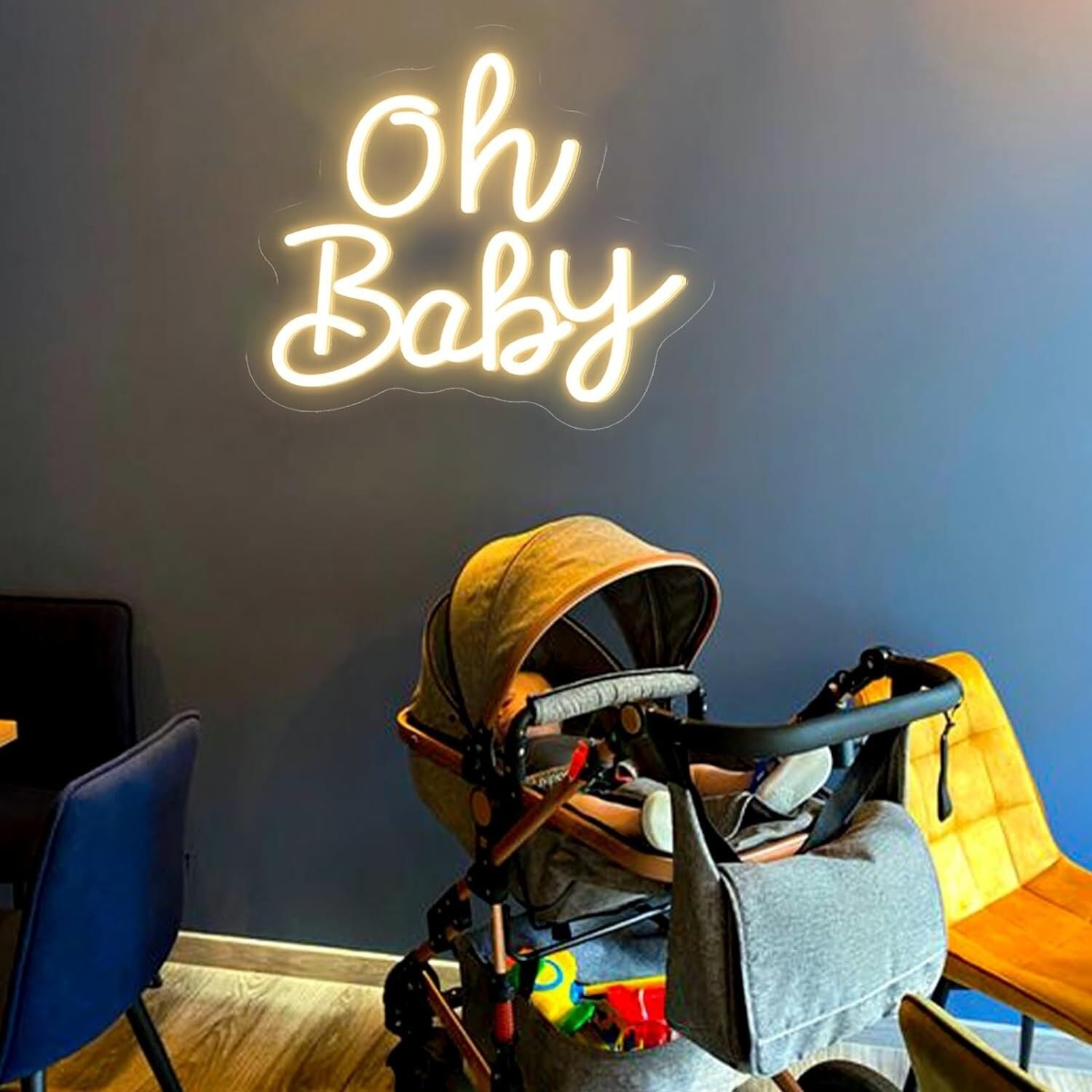 Changeable Color Oh Baby Neon Sign For Newborn Kids | Shineneon