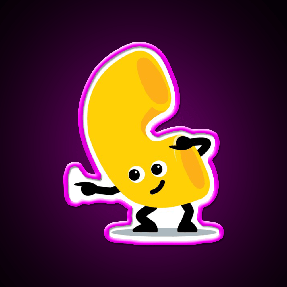 Character Fusion Just Mac Snack Food Led Neon Sign Rgb Color - Shineneon