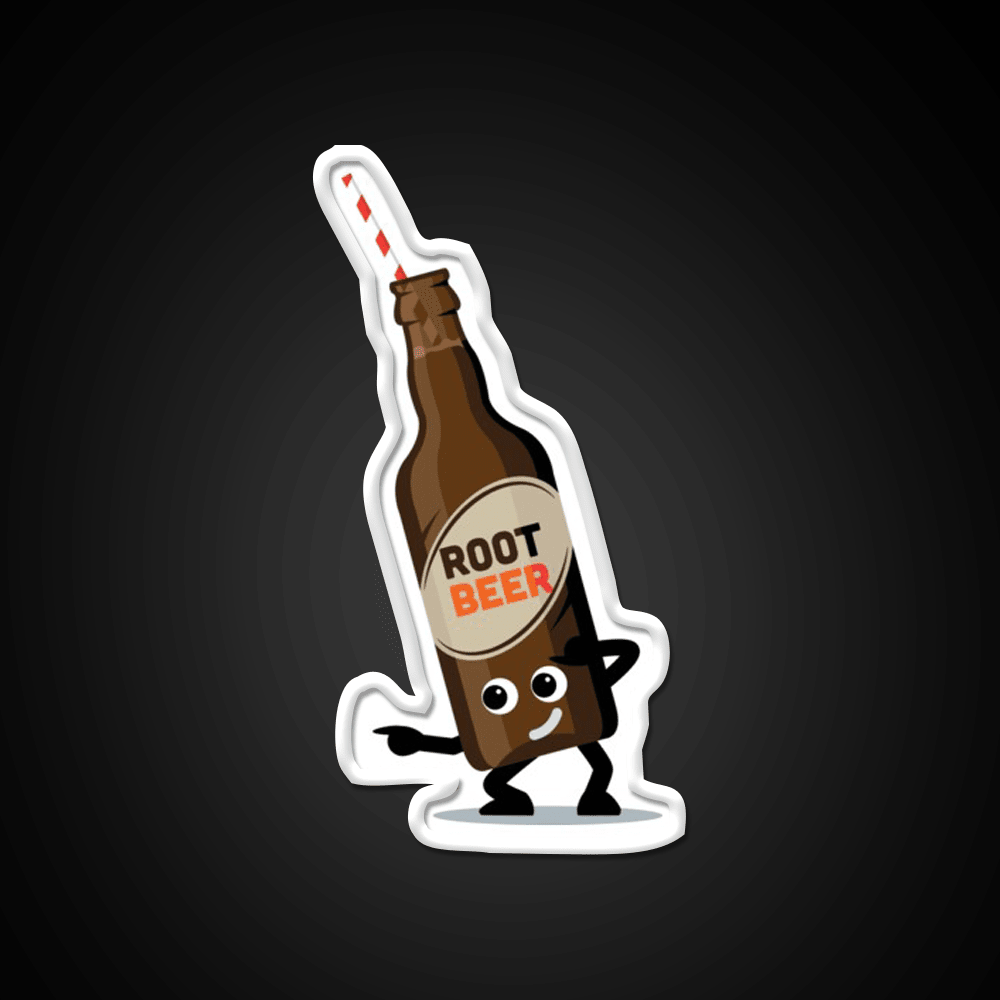 Character Fusion Just Root Beer Snack Food Led Neon Sign Rgb Color - Shineneon