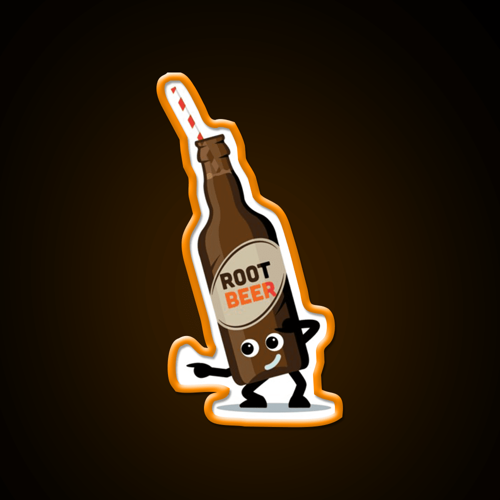 Character Fusion Just Root Beer Snack Food Led Neon Sign Rgb Color - Shineneon