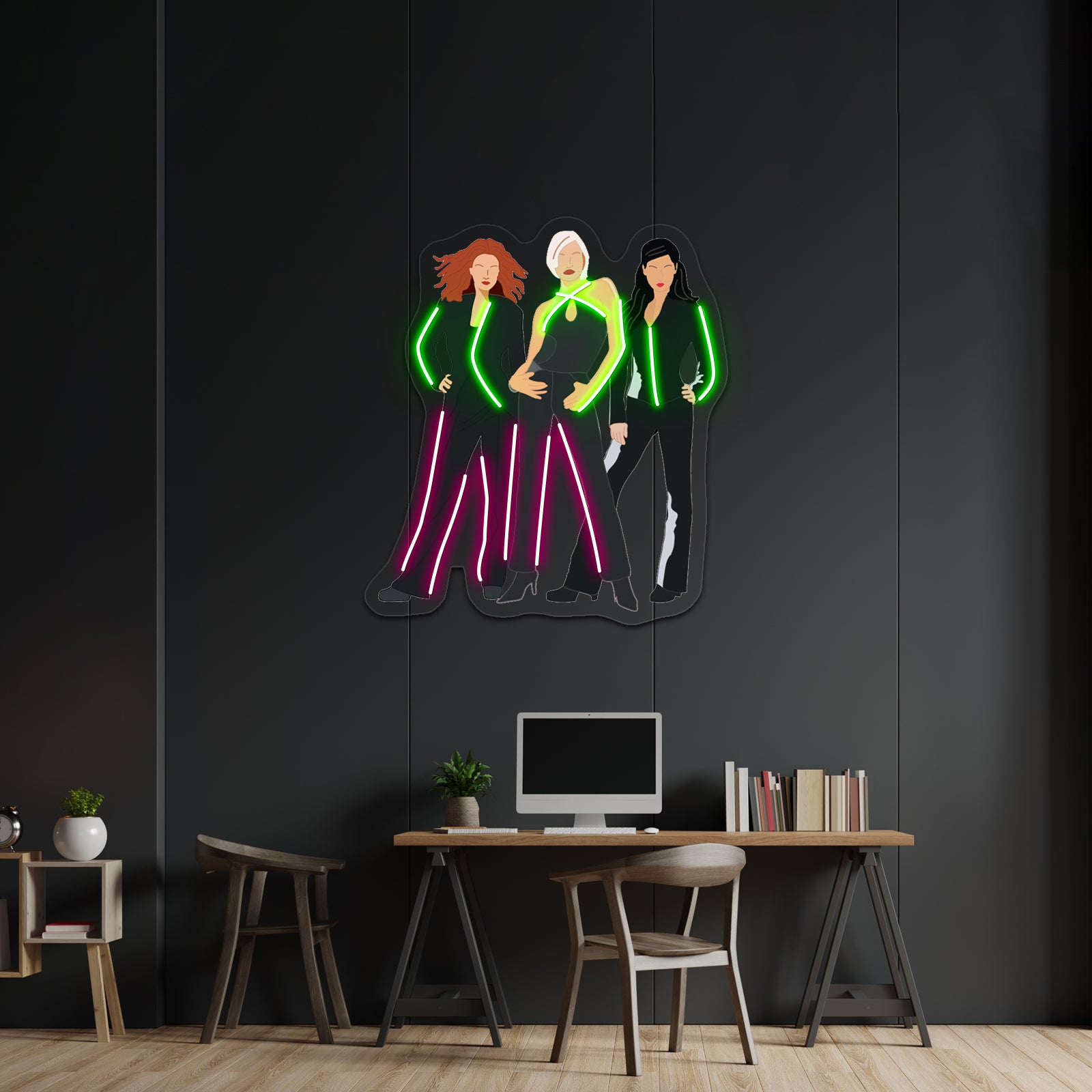 Charlies Angels Pop Artwork Business Neon Sign | Shineneon