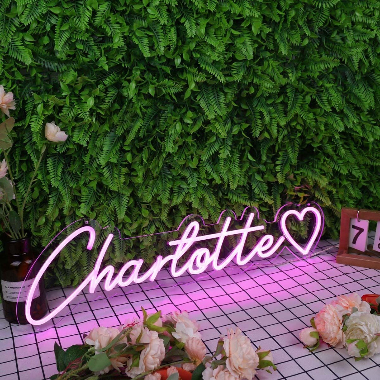 Charlotte Purple Led Neon Sign - Shineneon