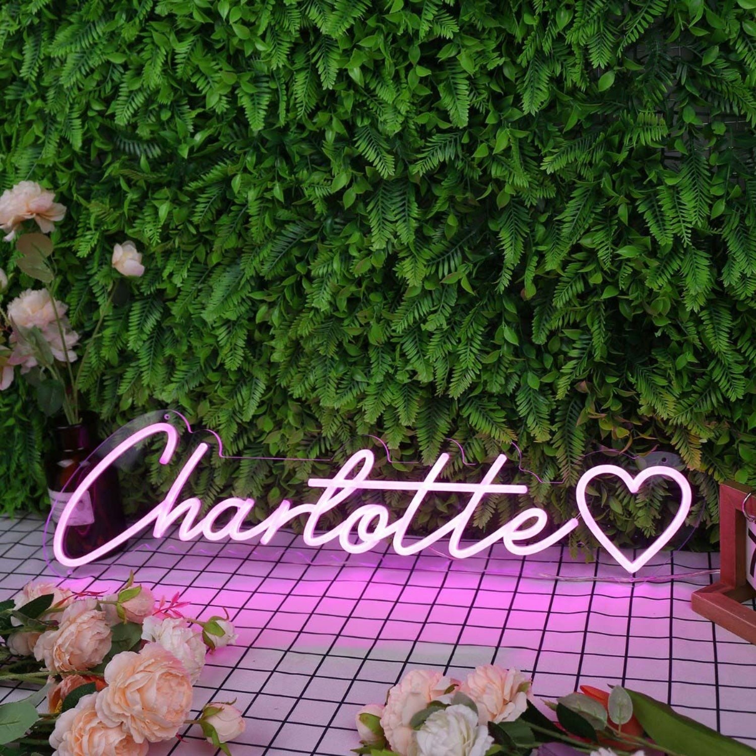 Charlotte Purple Led Neon Sign - Shineneon