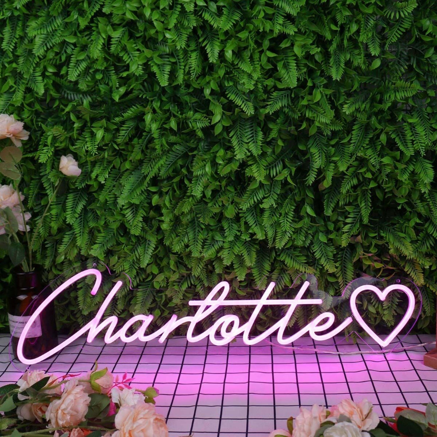 Chartotte Pink Led Neon Sign - Shineneon