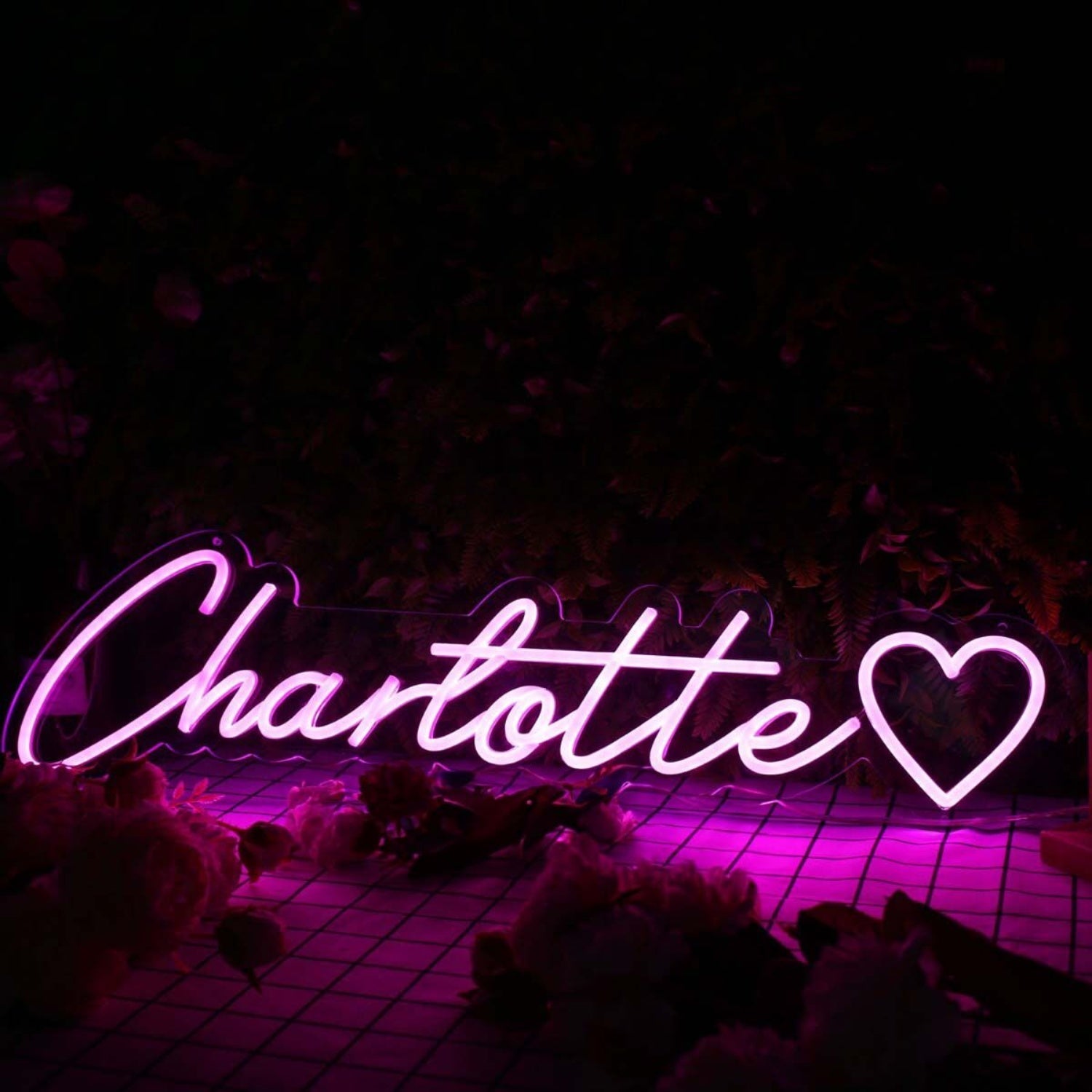 Chartotte Pink Led Neon Sign - Shineneon