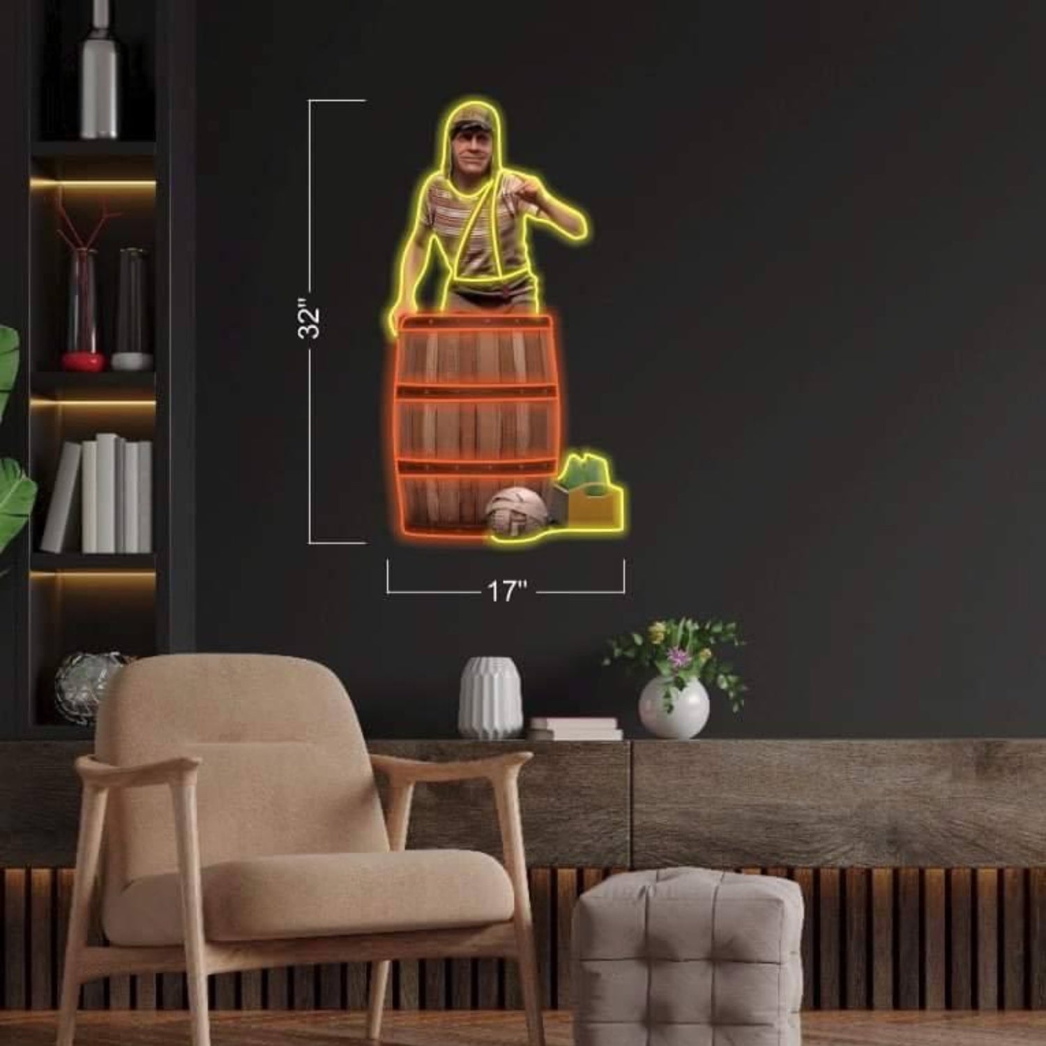 Chaves Deluxe Tacos And Beer Led Neon Sign For Home Bar And Mexican Restaurant | Shineneon