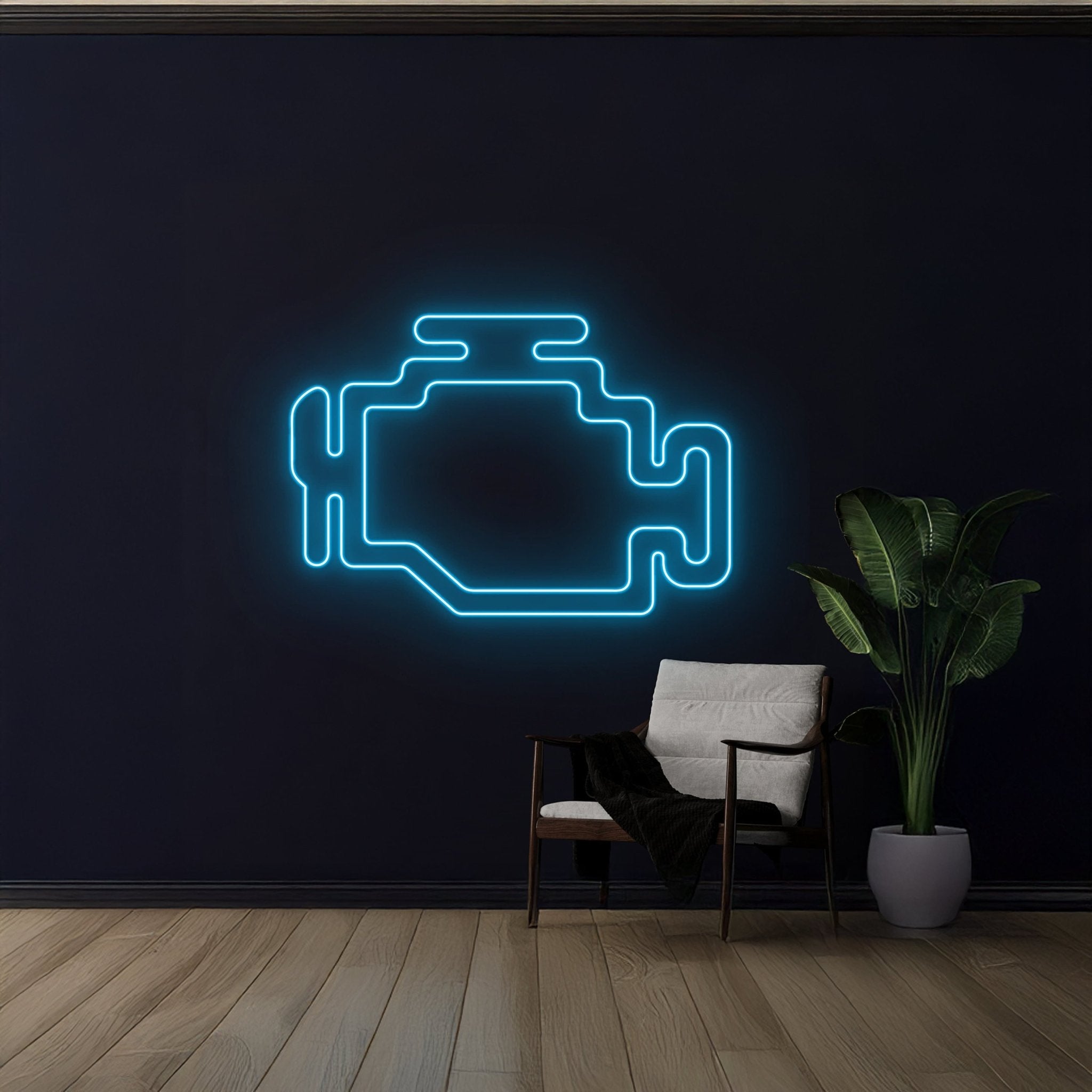 Check Engine Neon Sign - Shineneon