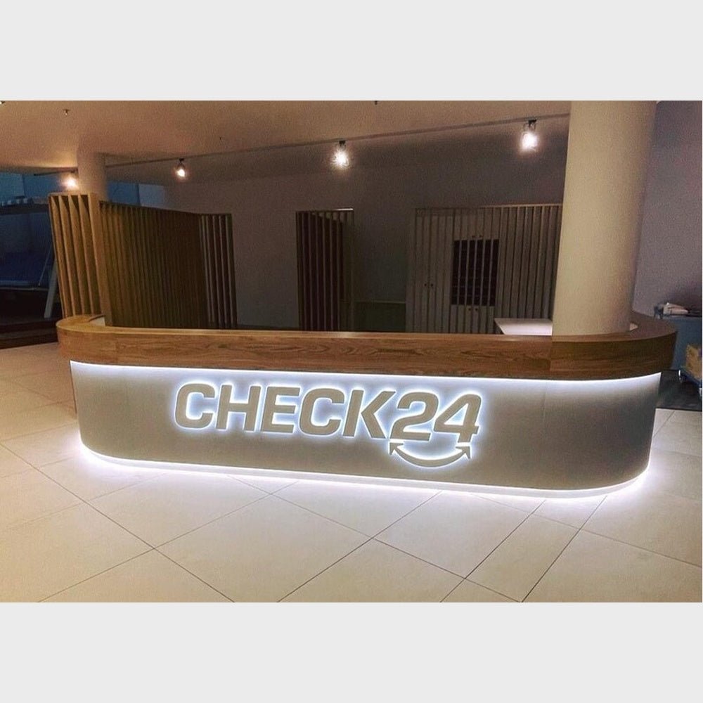 Check24 3D Backlit Channel Letters Led Light Sign - Shineneon