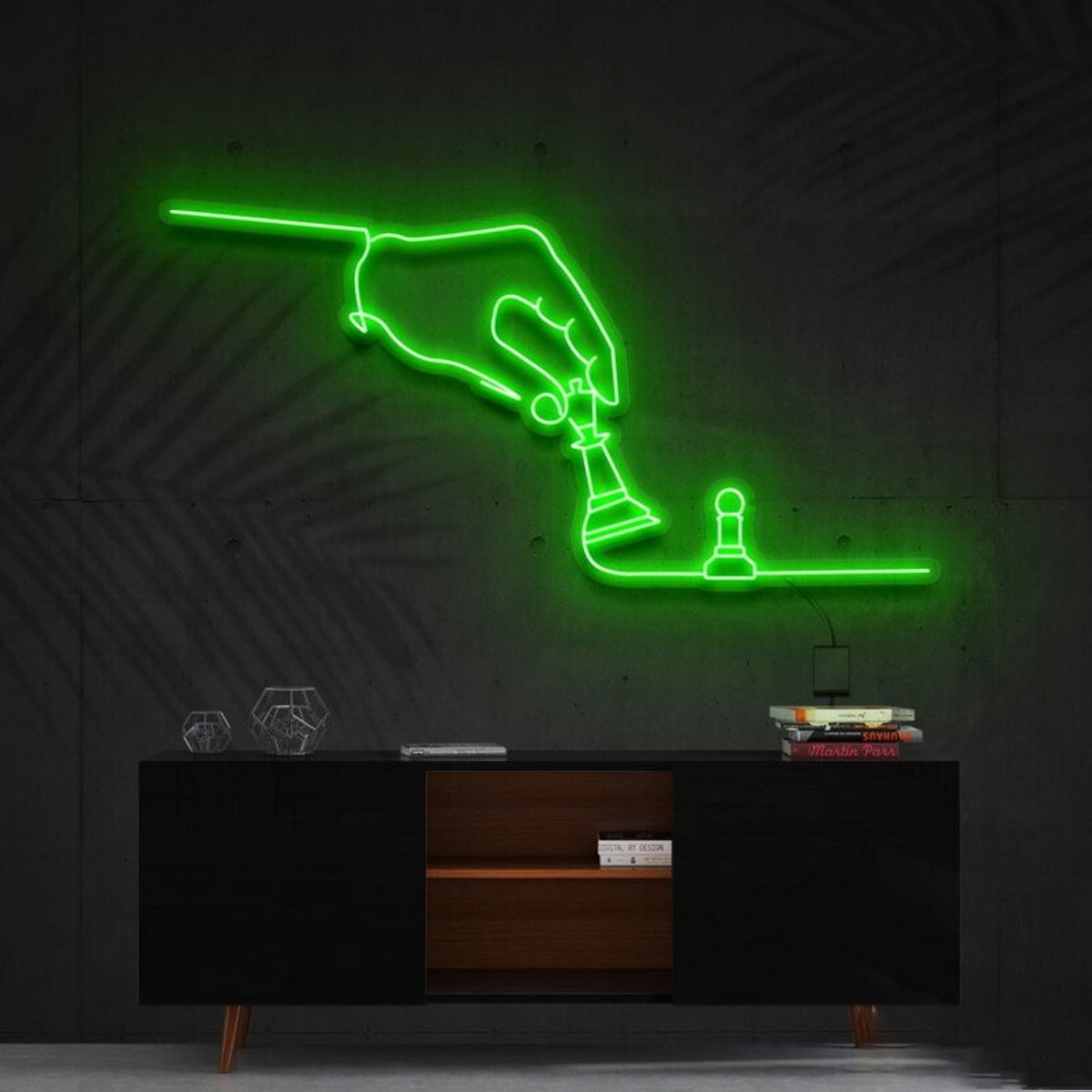 Checkmate Led Neon Sign Fchess And Game Lovers - Shineneon