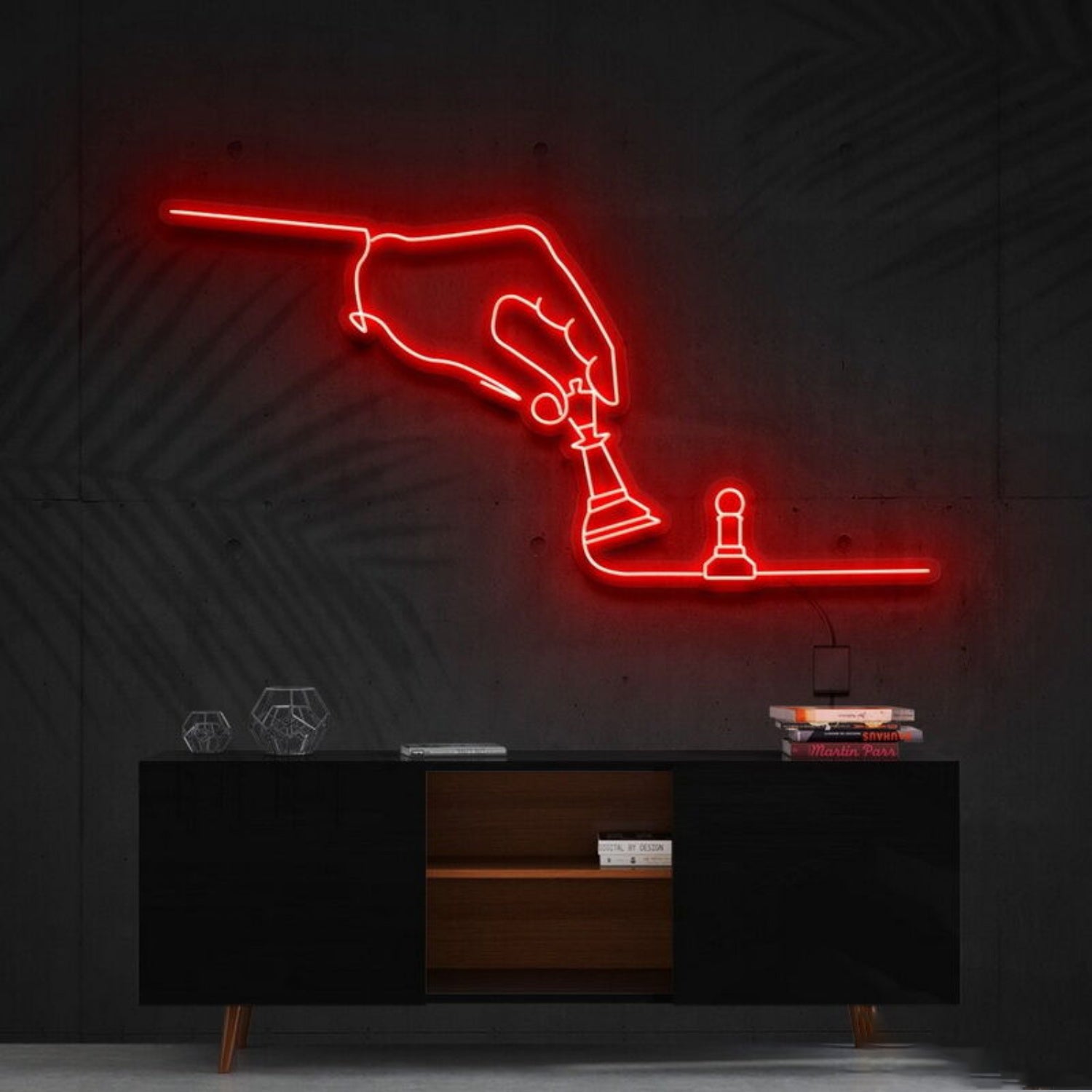 Checkmate Led Neon Sign Fchess And Game Lovers | Shineneon