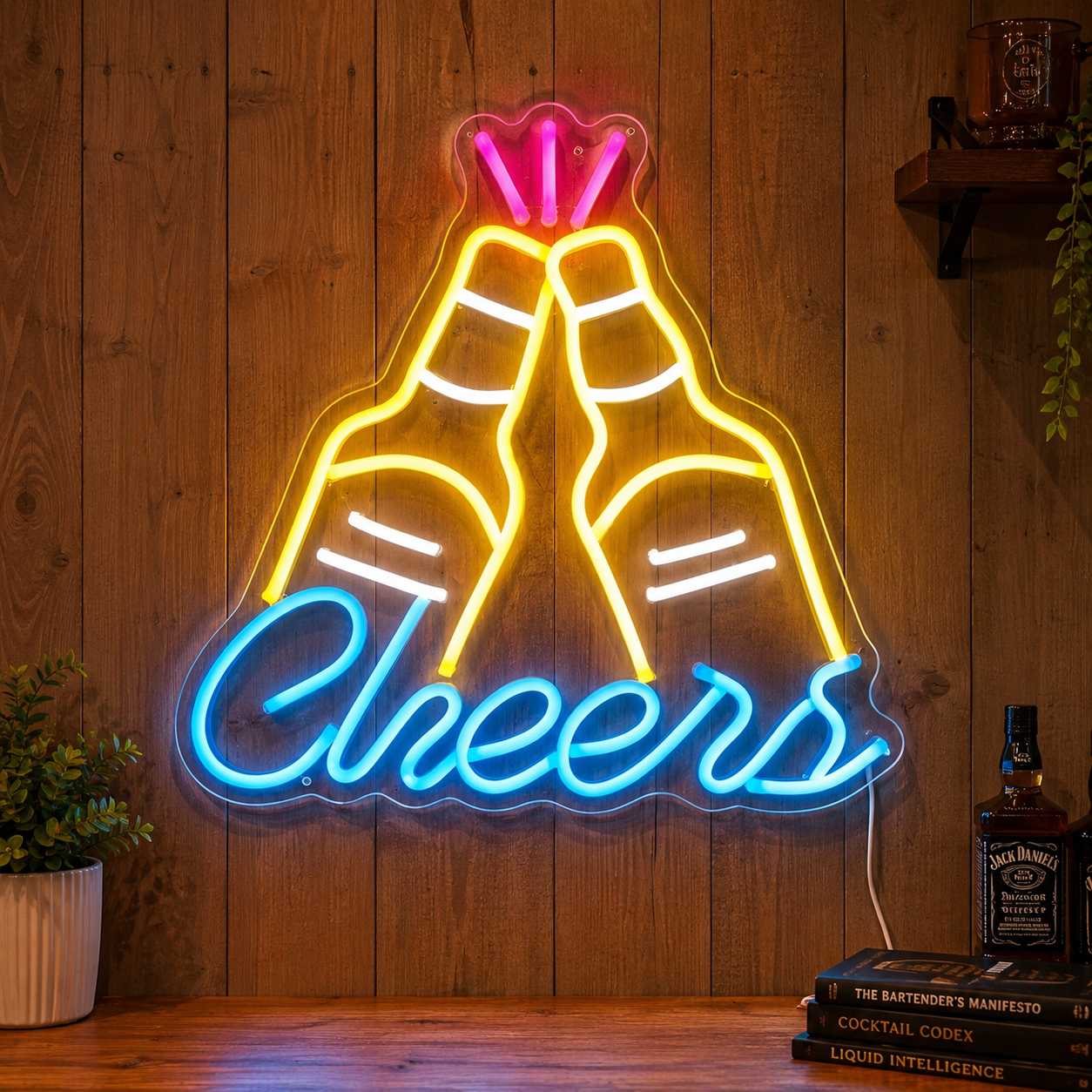 Cheers Beer LED Neon Sign main product image