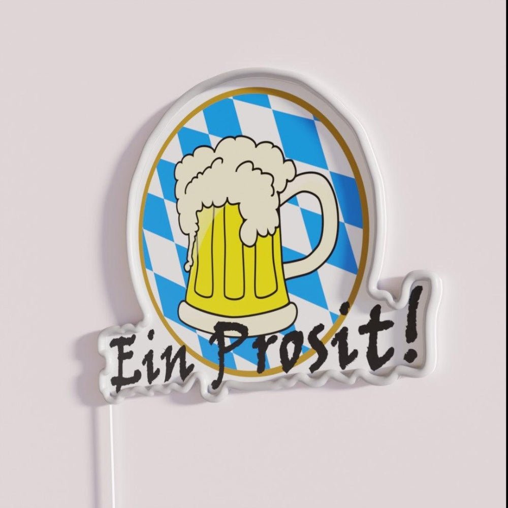 Cheers Beer Start On The Oktoberfest Rgb Led Neon Sign - Shineneon