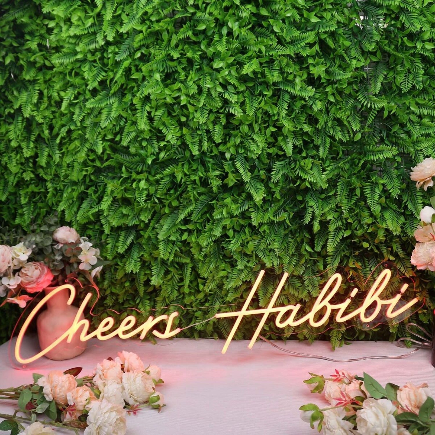 Cheers Habibi Red Led Neon Sign - Shineneon