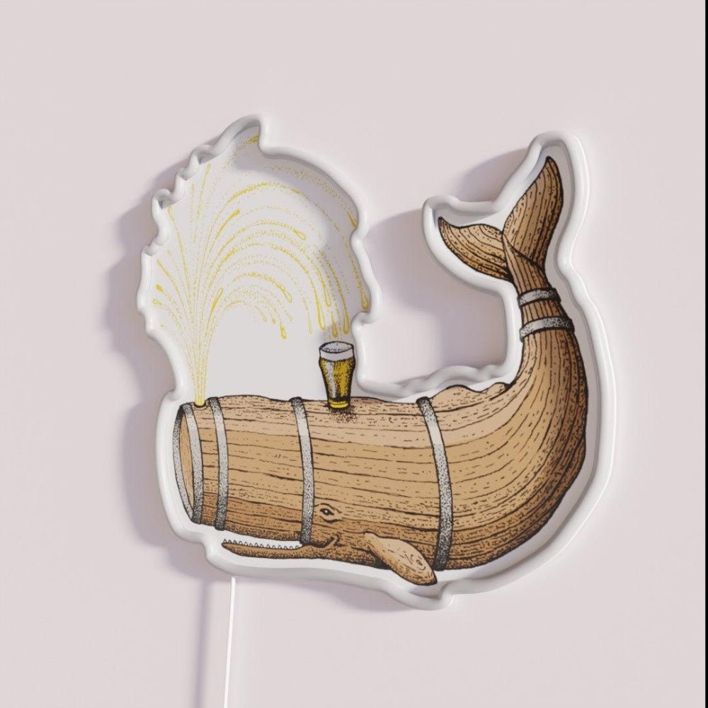 Cheers Keg Whale Rgb Led Neon Sign - Shineneon