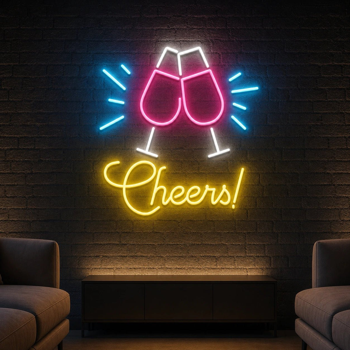 Cheers Man Cave LED Neon Sign Garage Neon Sign - Shineneon