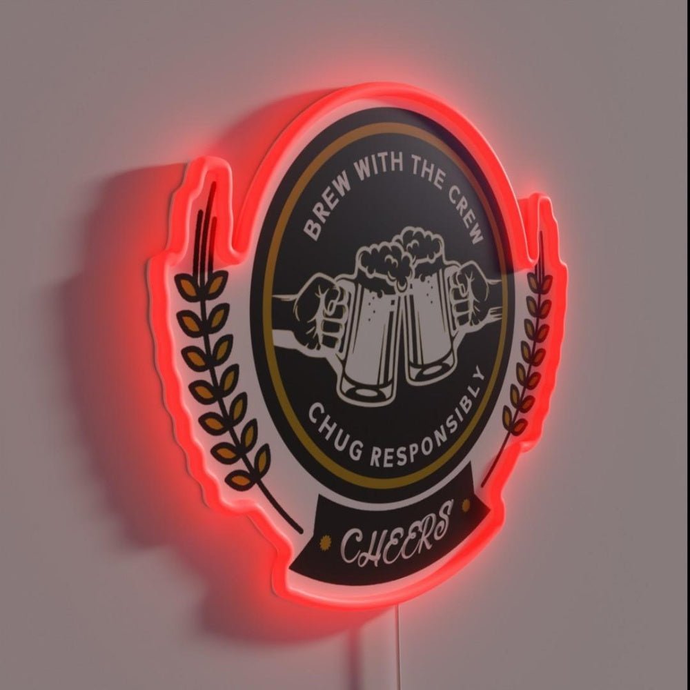 Cheers Rgb Led Neon Sign Bar Uv Wall Decor - Shineneon