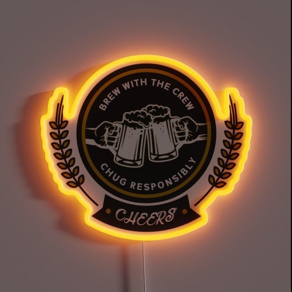 Cheers Rgb Led Neon Sign Bar Uv Wall Decor - Shineneon