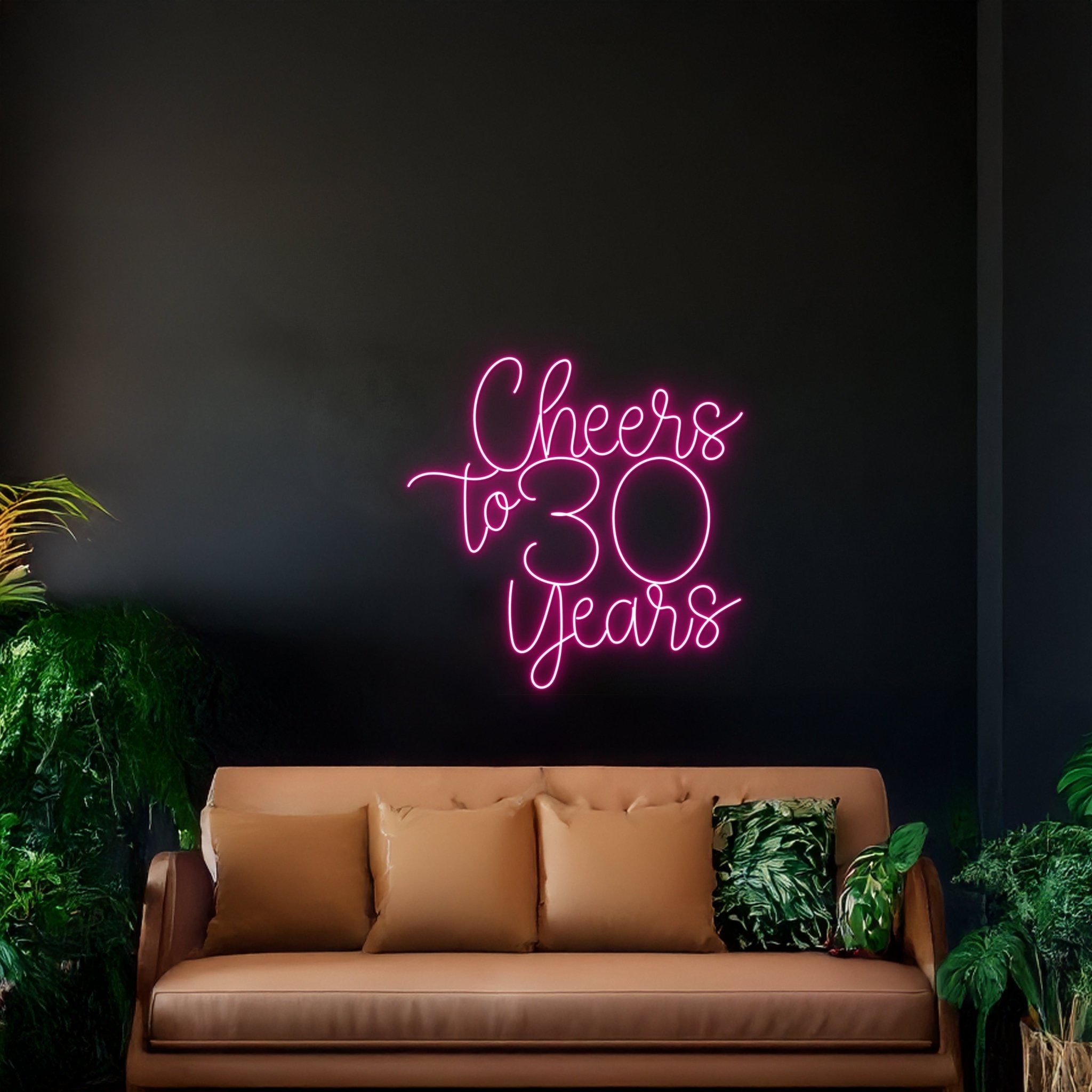 Cheers To 30 Years 30Th Birthday Decorations For Her Gifts - Shineneon