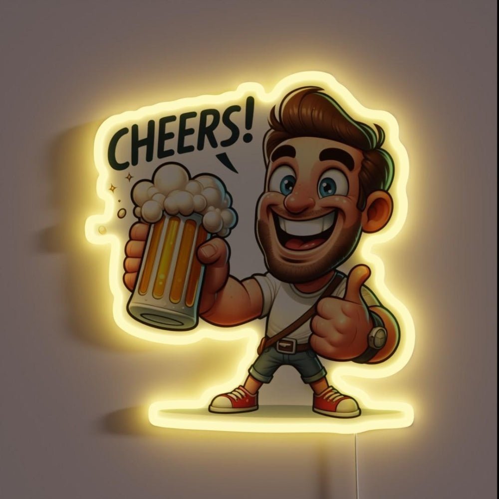 Cheers To Beers Rgb Led Neon Sign Bar Decors - Shineneon