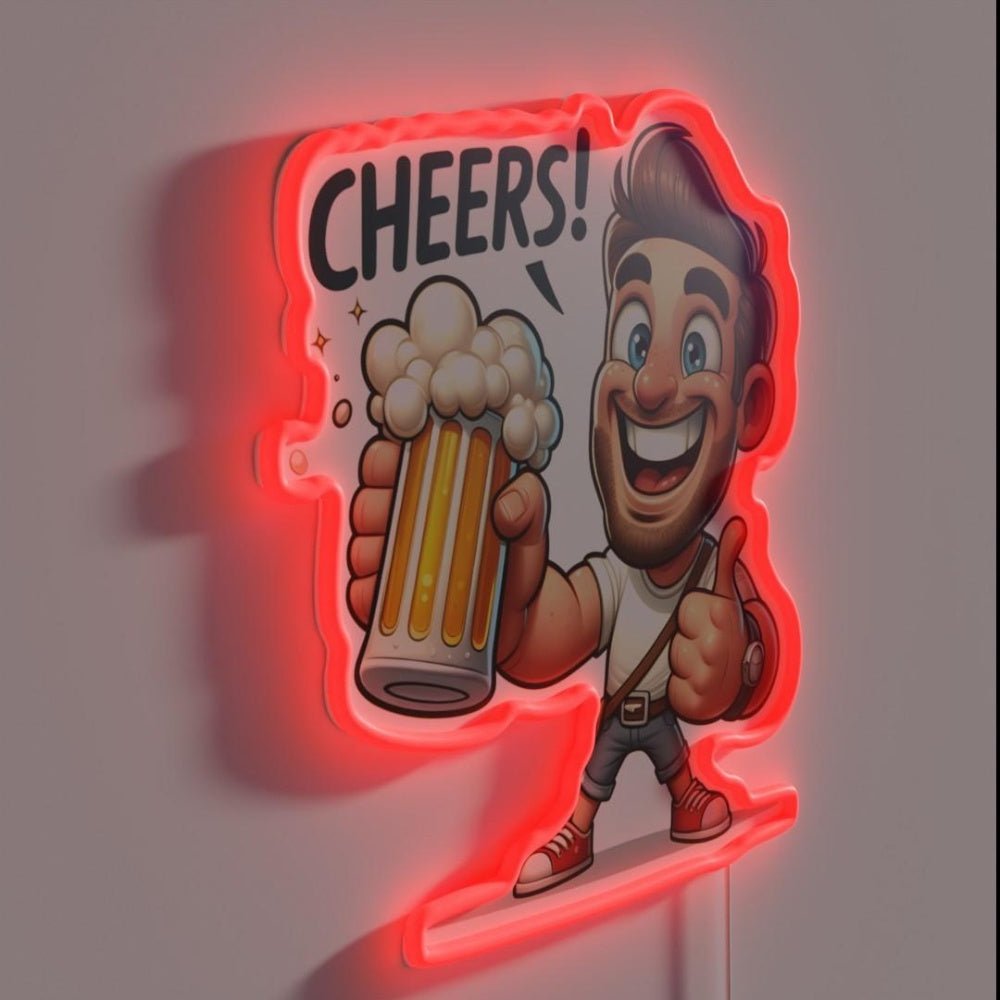 Cheers To Beers Rgb Led Neon Sign Bar Decors - Shineneon