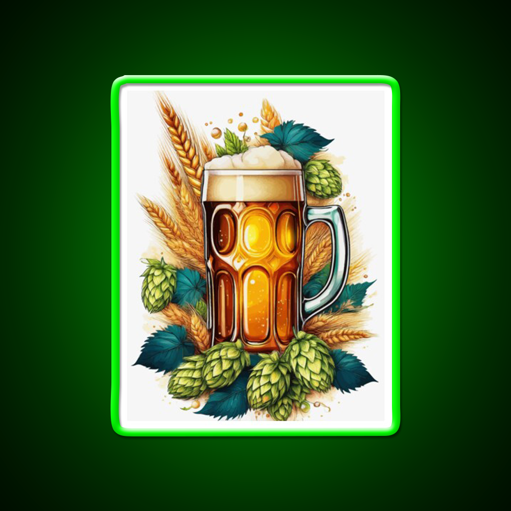 Cheers To Brews Around The World Beer Bar Decor Led Neon Sign Rgb Color - LED neon sign view 8