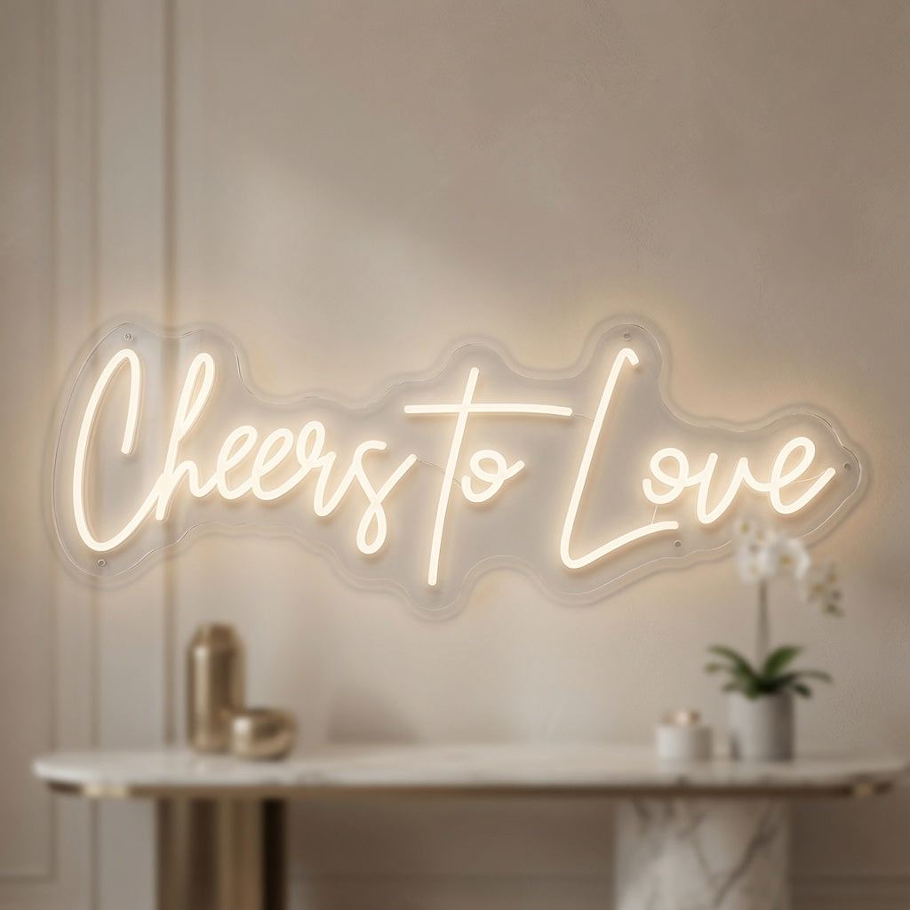 Cheers To Love LED Neon Sign - 02 High-Converting Product Image