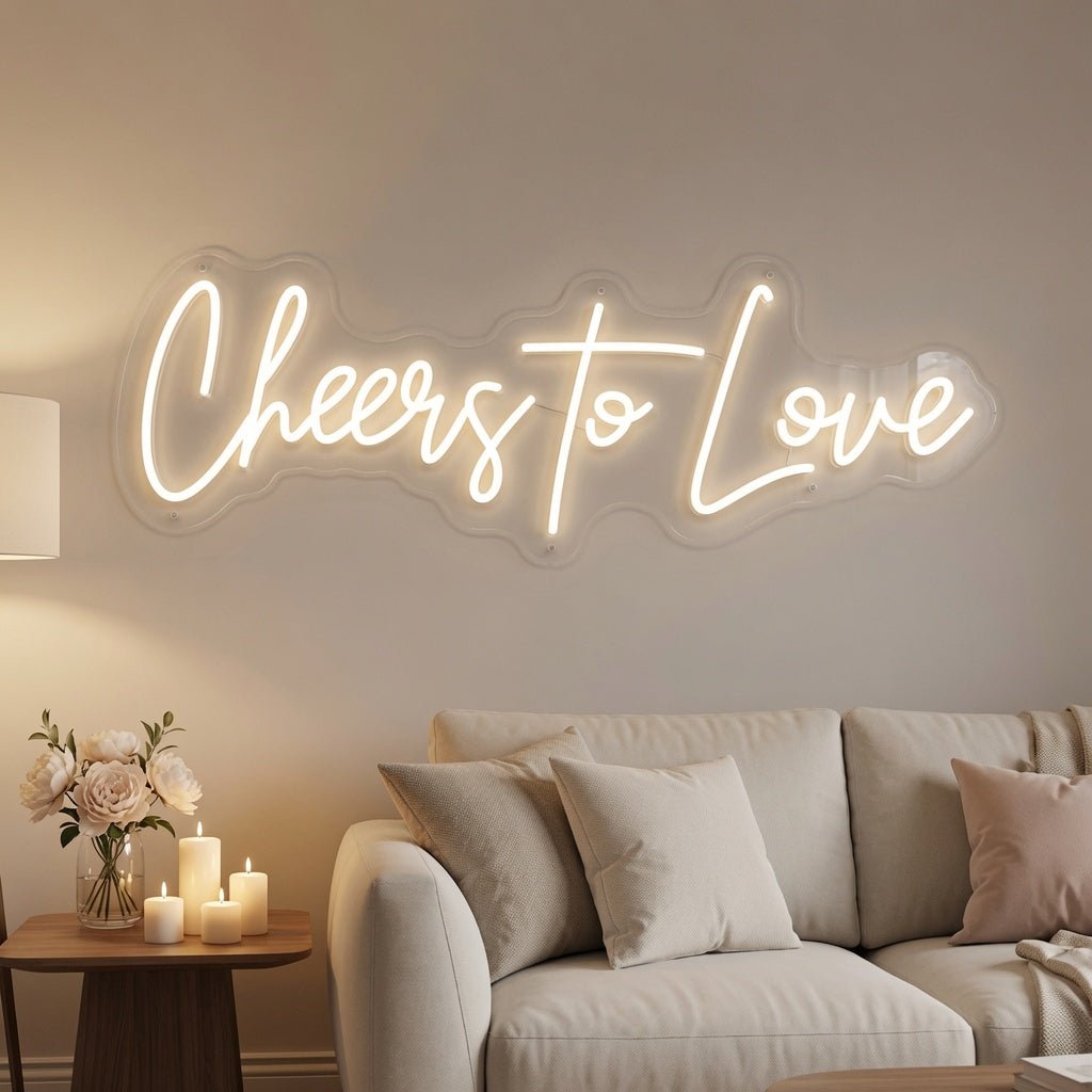 Cheers To Love LED Neon Sign - Shineneon