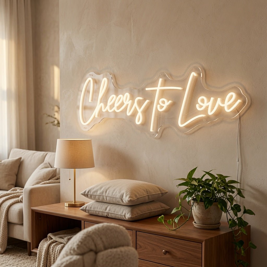 Cheers To Love LED Neon Sign Wall Neon Sign - Shineneon