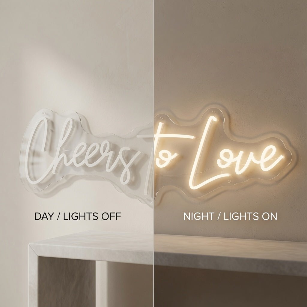 Cheers To Love LED Neon Sign Wall Neon Sign - Shineneon