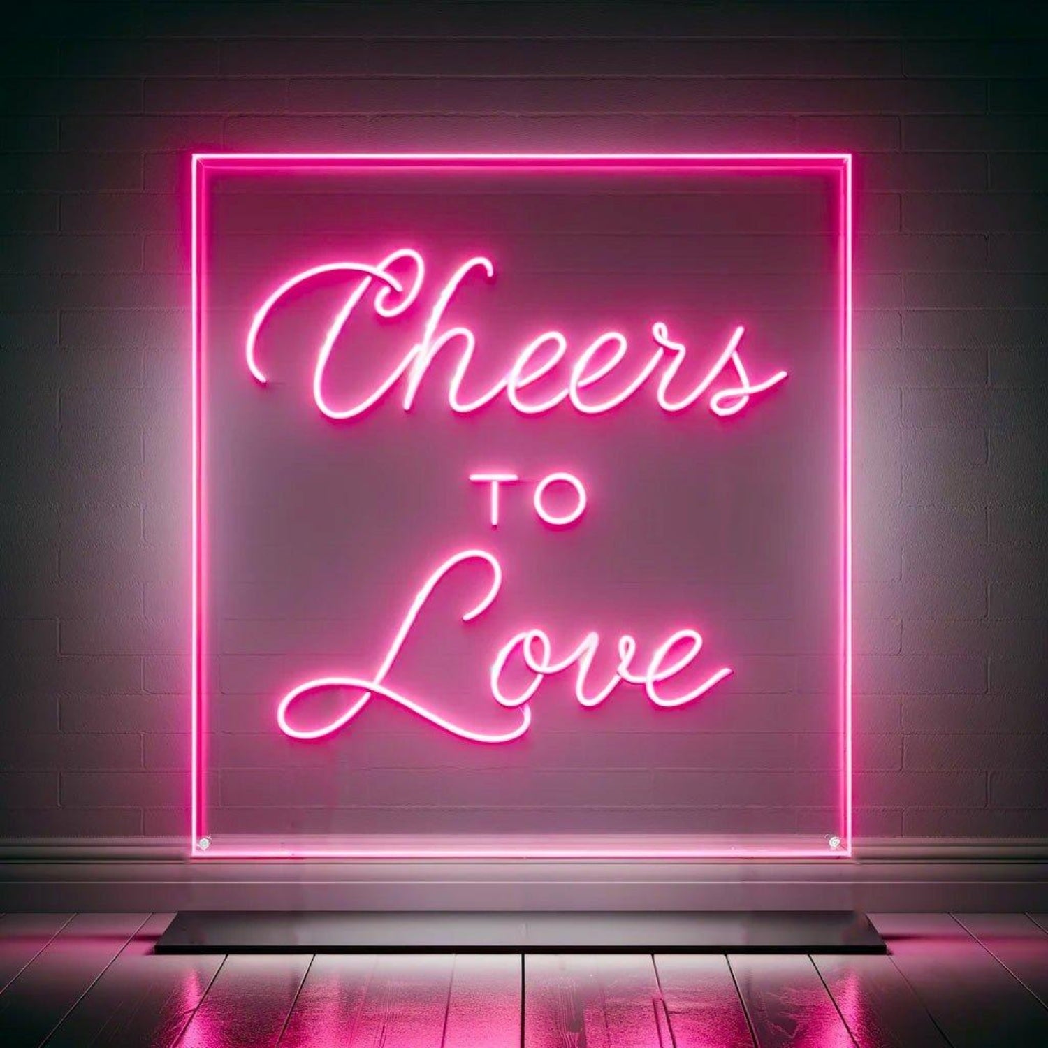 Cheers To Love Led Neon Sign Wedding Decor | Shineneon