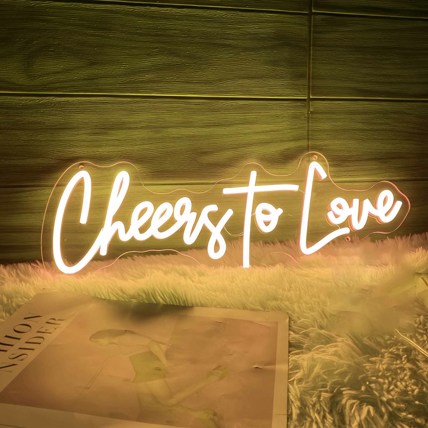 Cheers To Love Neon Sign For Our Romantic Life | Shineneon