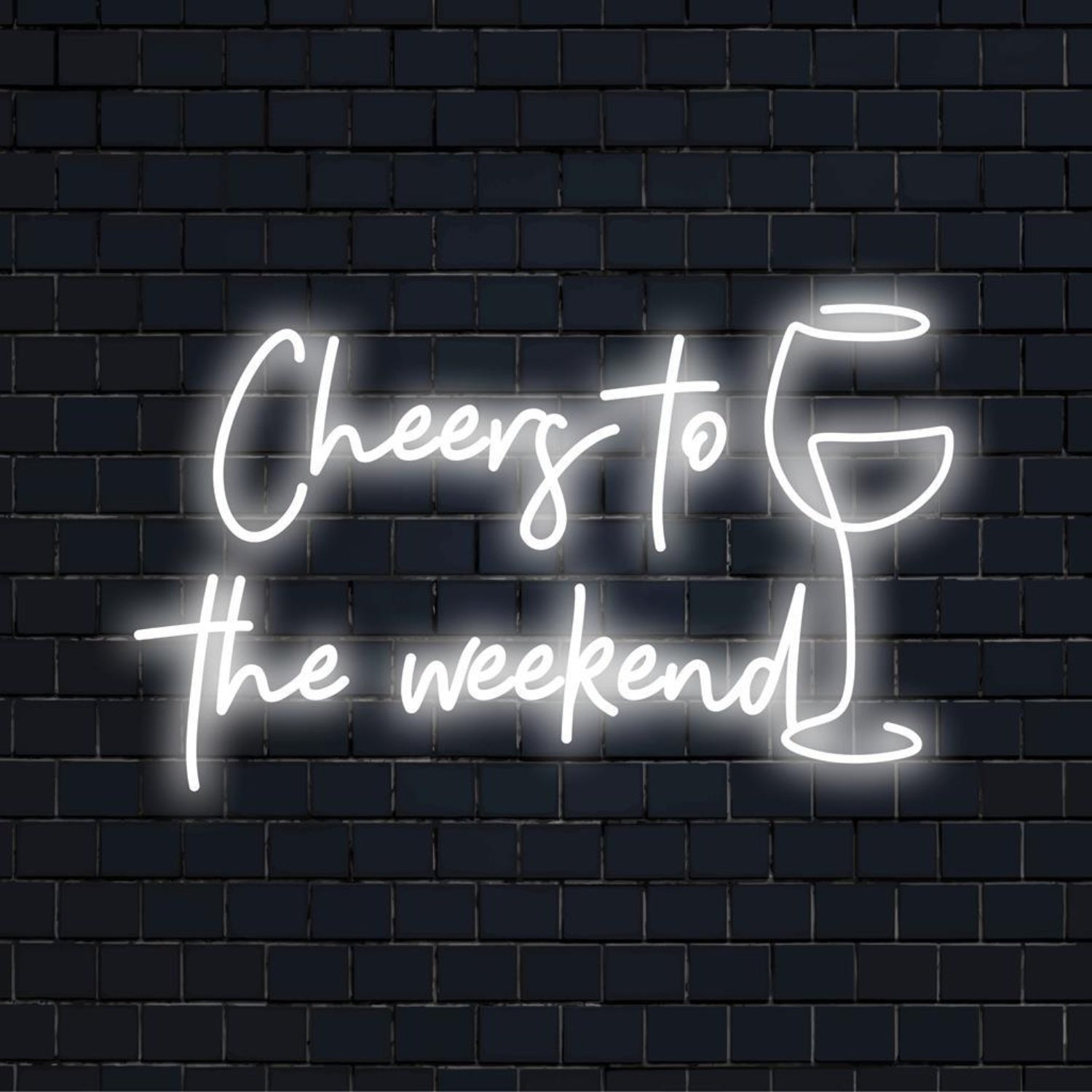 Cheers To The Weekend Led Neon Sign Bar Home Decor | Shineneon