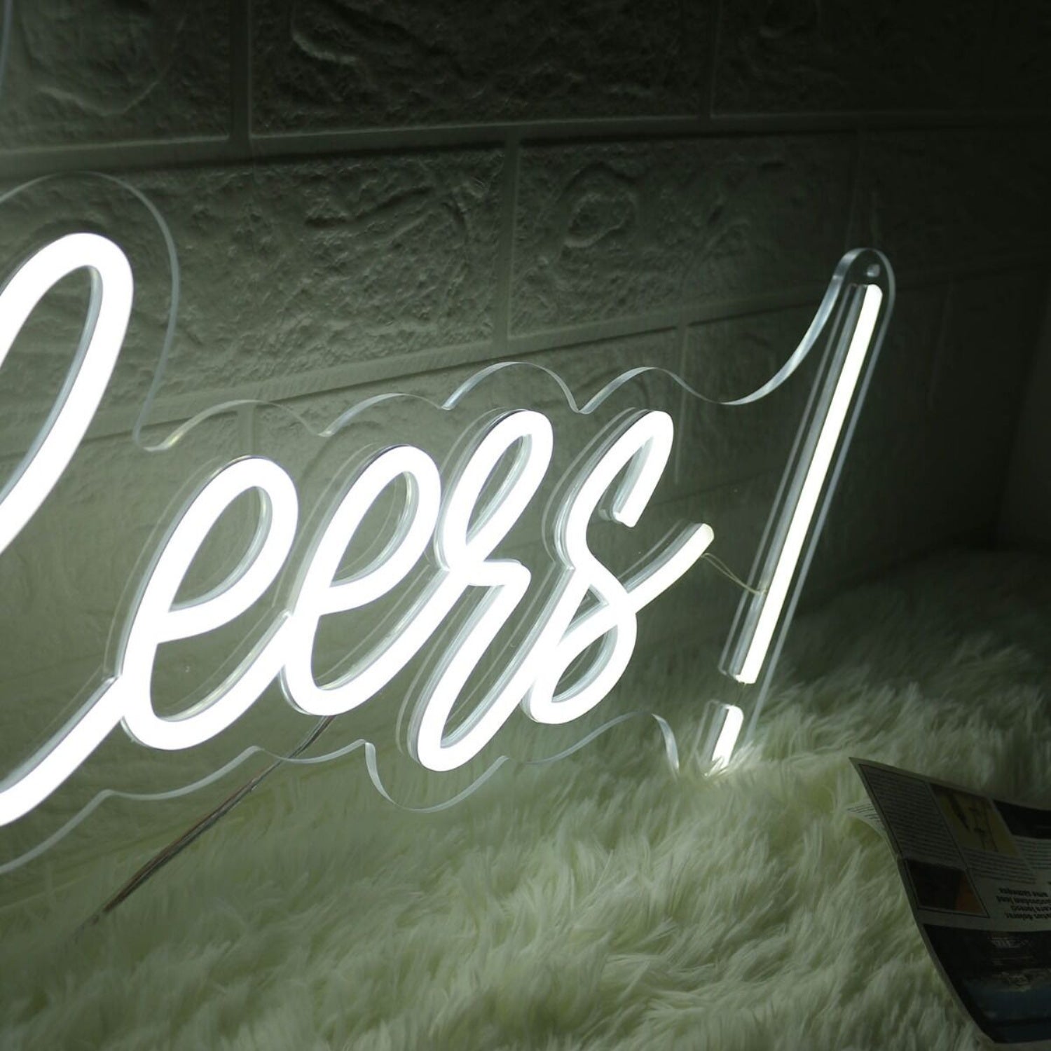 Cheers White Led Custom Neon Sign | Shineneon