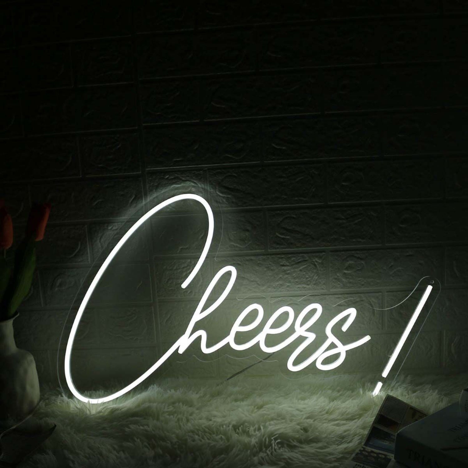 Cheers White Led Custom Neon Sign | Shineneon