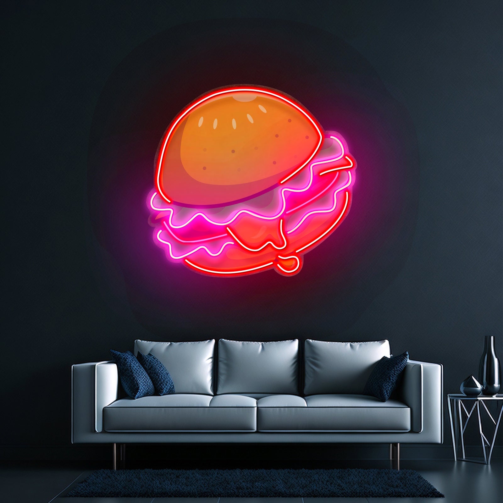 Cheese Heart Custom Led Signs Artwork For Sale