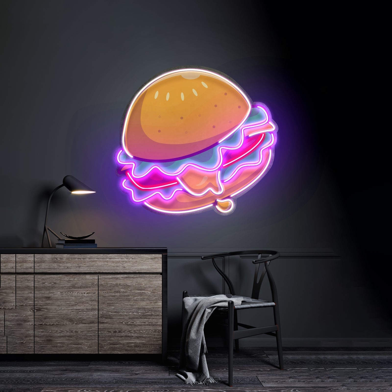 Cheese Heart Custom Led Signs Artwork For Sale - Shineneon