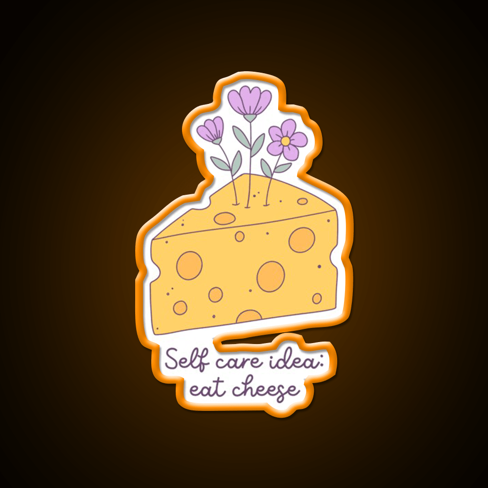 Cheese Is My Love Language Snack Food Led Neon Sign Rgb Color - Shineneon