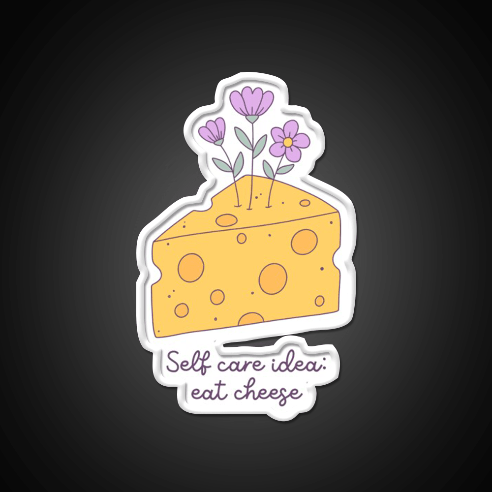 Cheese Is My Love Language Snack Food Led Neon Sign Rgb Color - Shineneon