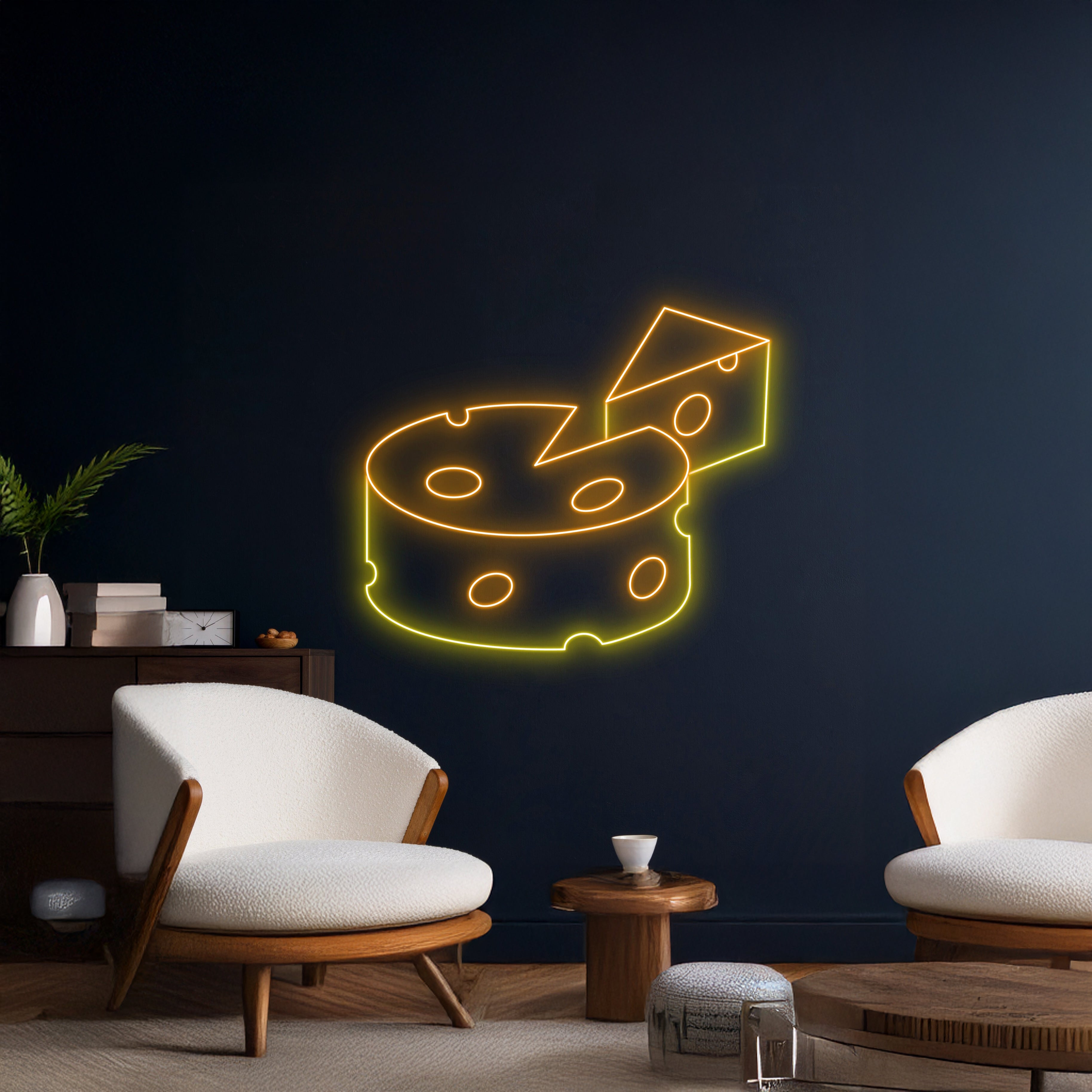 Cheese Neon Sign Personalized Food Name Neon Light | Shineneon