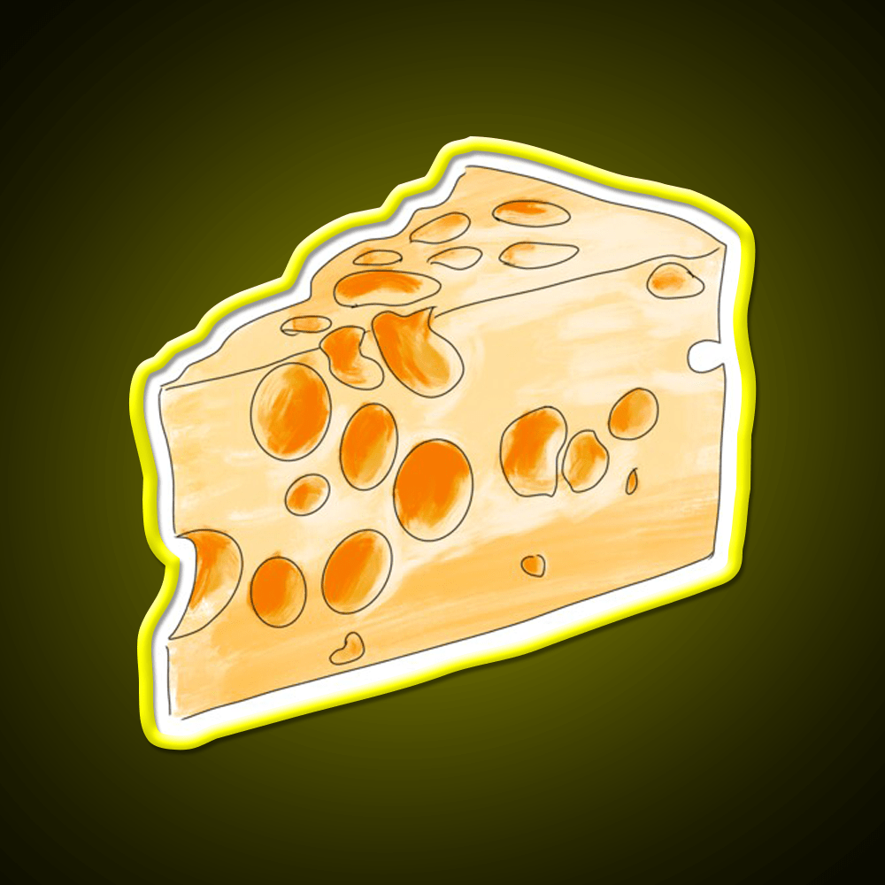 Cheese Snack Food Led Neon Sign Rgb Color - Shineneon