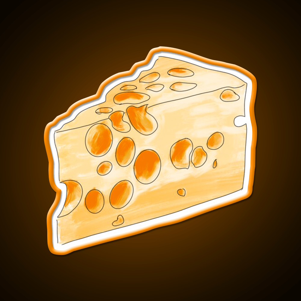 Cheese Snack Food Led Neon Sign Rgb Color - Shineneon