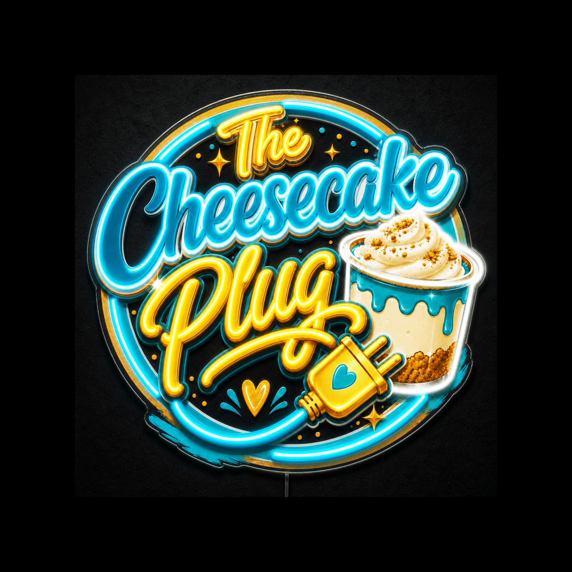 Cheesecake Plug Custom LED Neon Sign - Shineneon