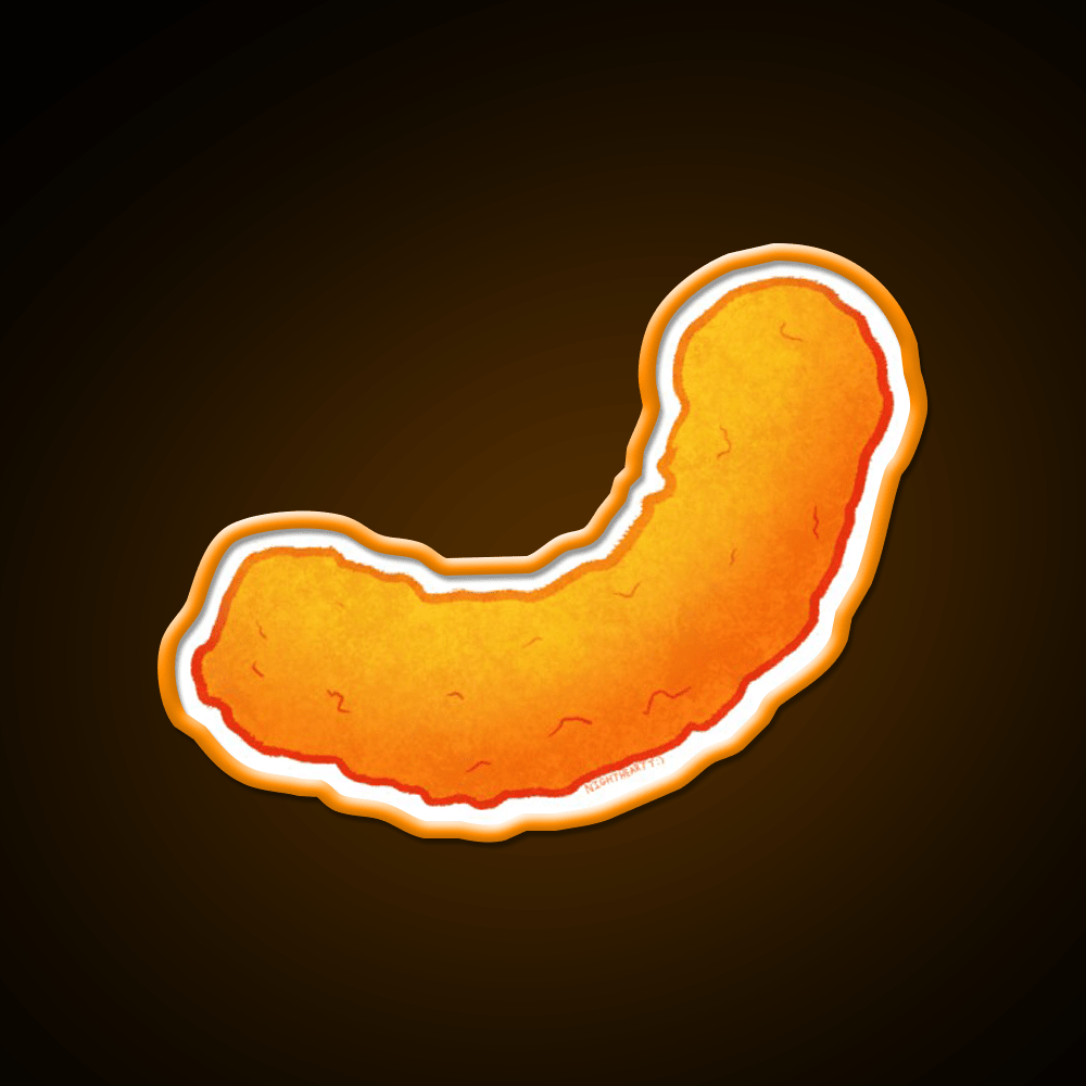 Cheesy Snack Food Led Neon Sign Rgb Color - Shineneon