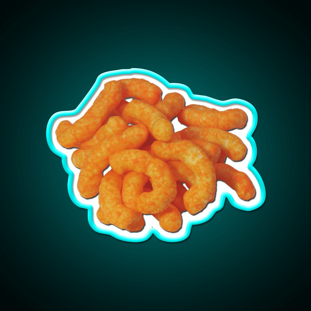 Cheeto Pile Snack Food Led Neon Sign Rgb Color - Shineneon