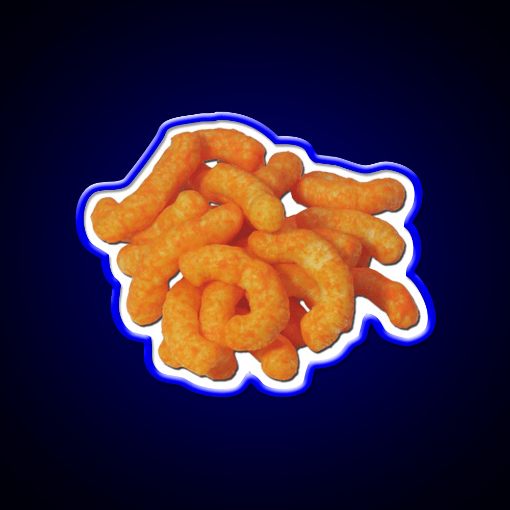 Cheeto Pile Snack Food Led Neon Sign Rgb Color - Shineneon