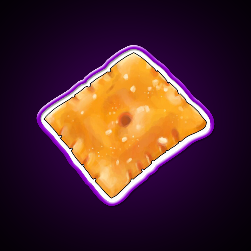 Cheez It Snack Food Led Neon Sign For Cafe Room Rgb Color