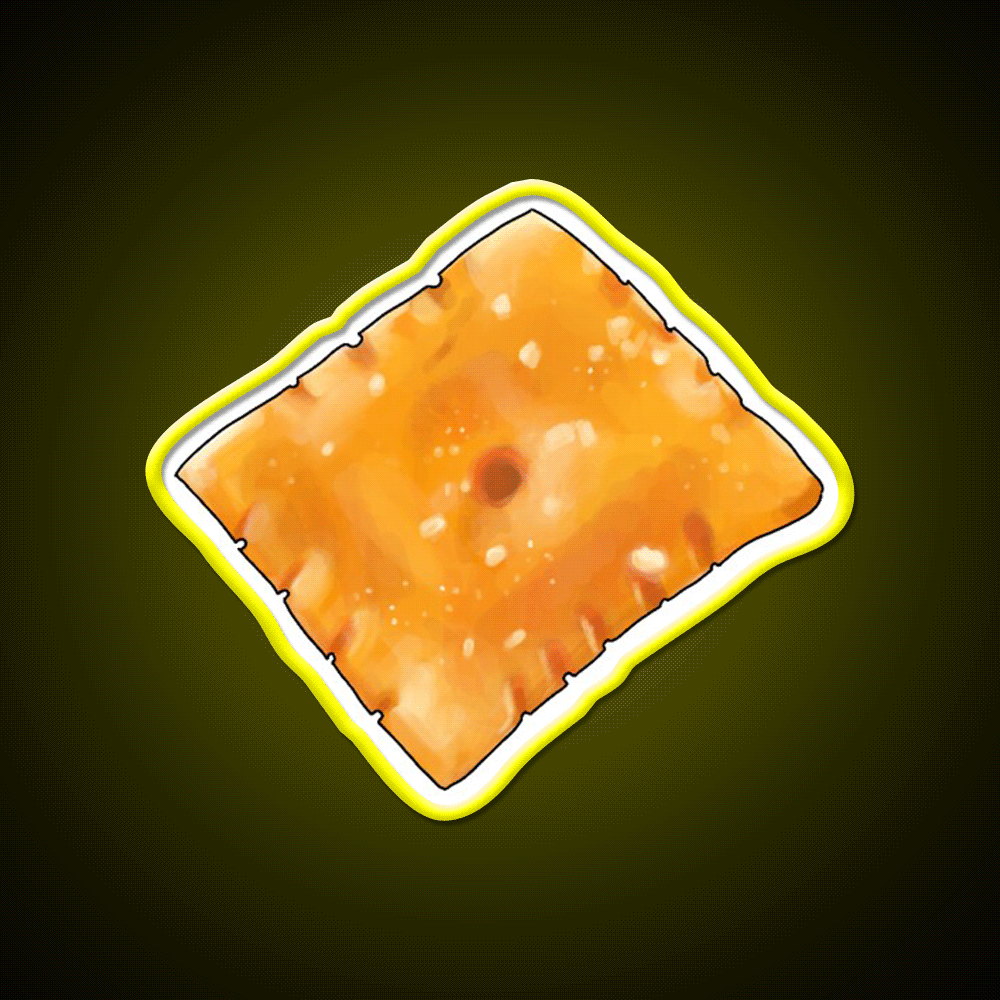 Cheez It Snack Food Led Neon Sign For Cafe Room Rgb Color