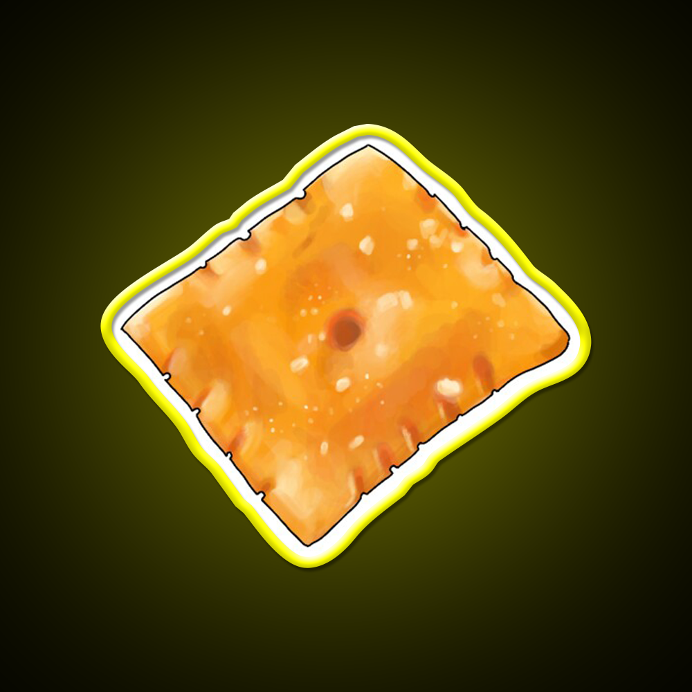 Cheez It Snack Food Led Neon Sign For Cafe Room Rgb Color