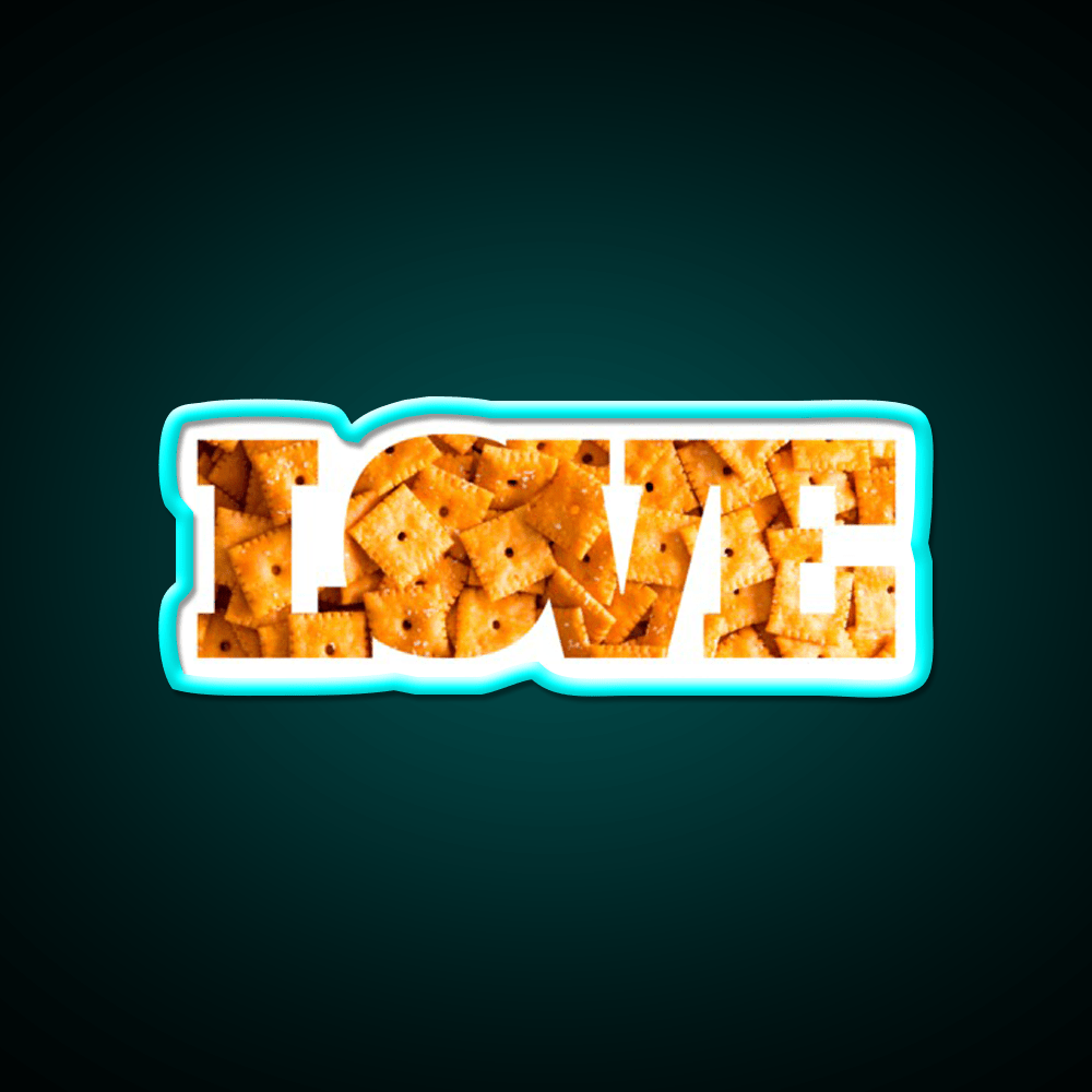 Cheez It Snack Food Led Neon Sign For Snack Room Rgb Color - Shineneon